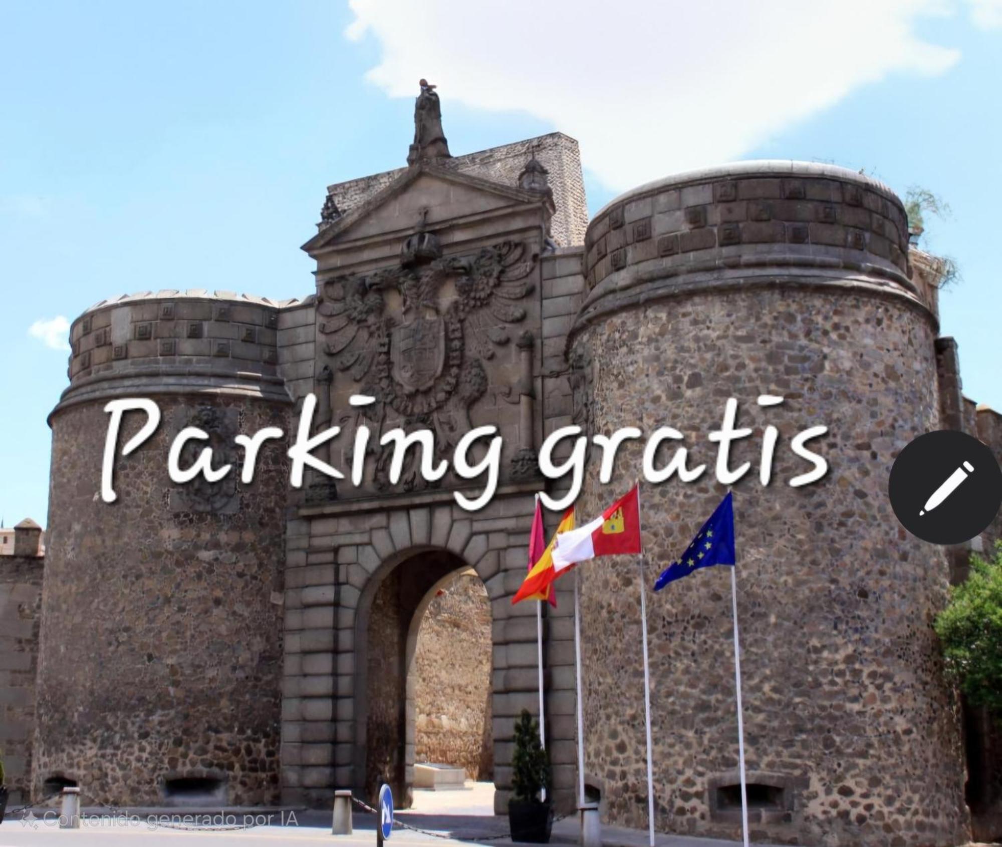 Puerta De Bisagra-Parking Gratis- Con 2 Habitaciones Toledo Ngoại thất bức ảnh
